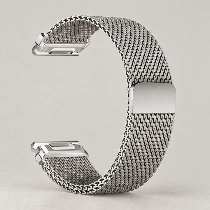 The Ridge Milanese mesh band in Silver