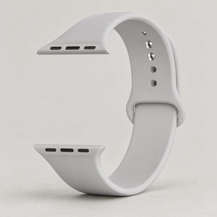 The Current Silicone Sport Band, Light gray