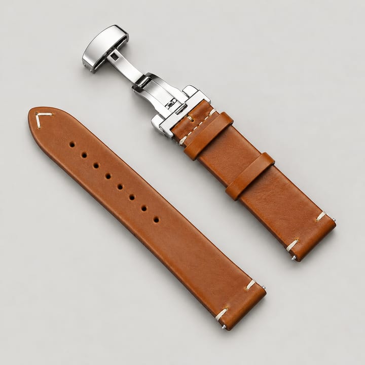 The Drifter Oil Wax Leather Band, Light brown
