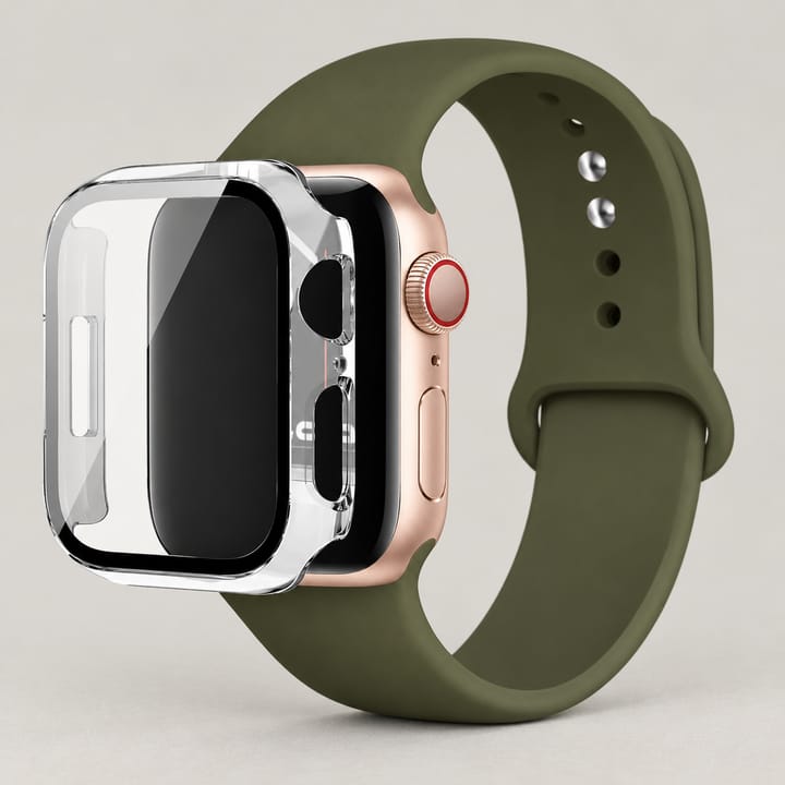 The Silicone Sport Case Set, Dark olive