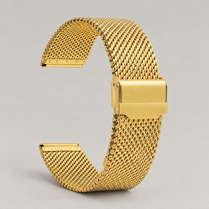 The Fine Mesh in gold, heavy weave