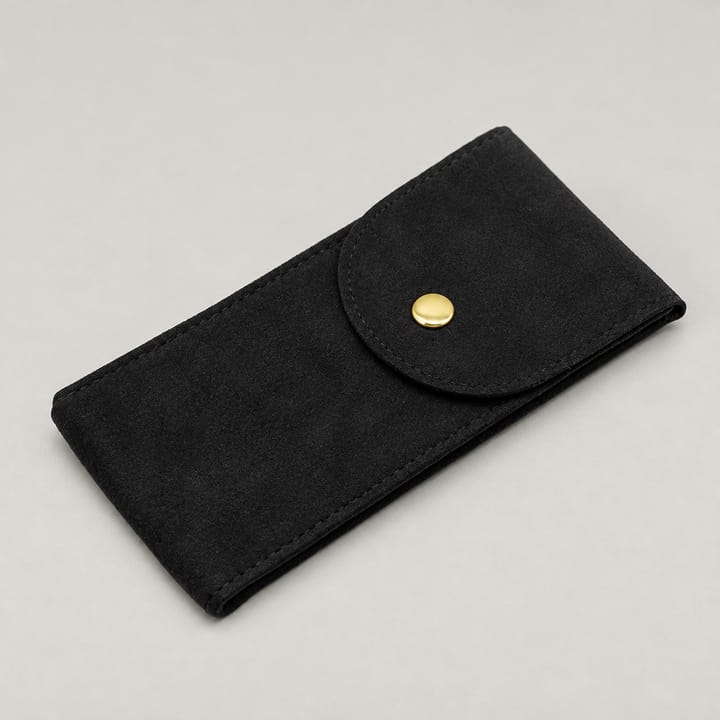 The Velvet Watch Pouch, Black