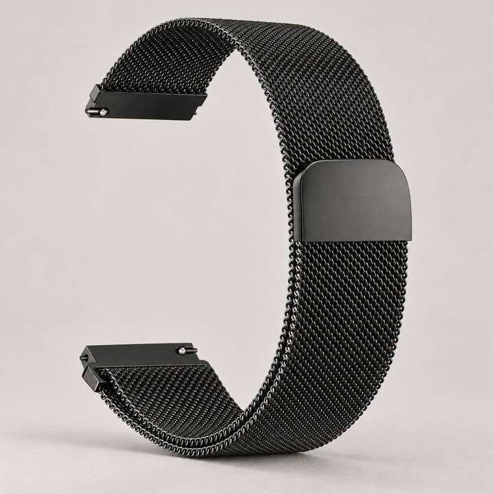 The Loop in black, magnetic end resting on the mesh