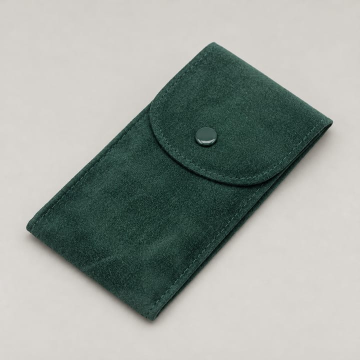 The Velvet Watch Pouch, Green