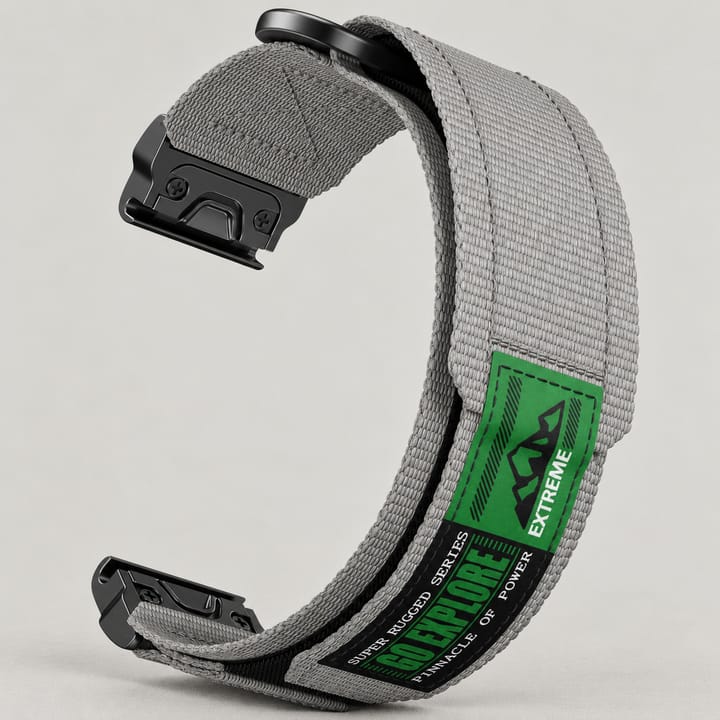 The Ranger nylon webbing band in Gray