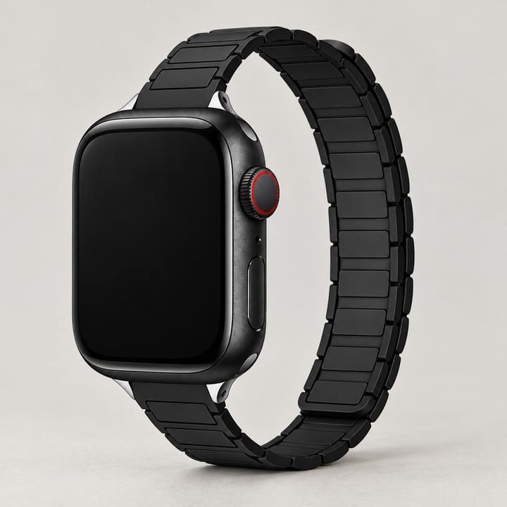 The Magnetic Silicone Apple Watch Band, Black