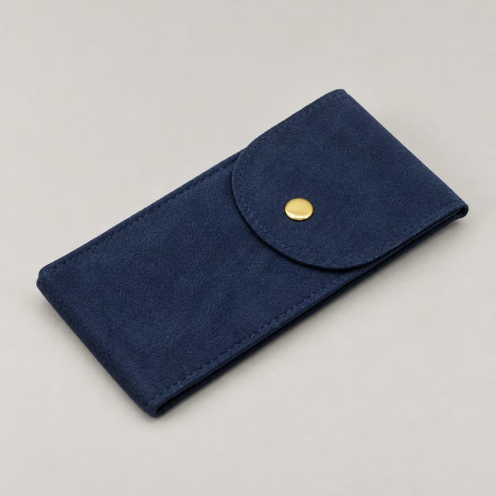 The Velvet Watch Pouch, Navy