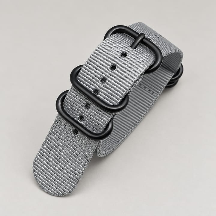 The Woven Nylon NATO Watch Strap, Gray
