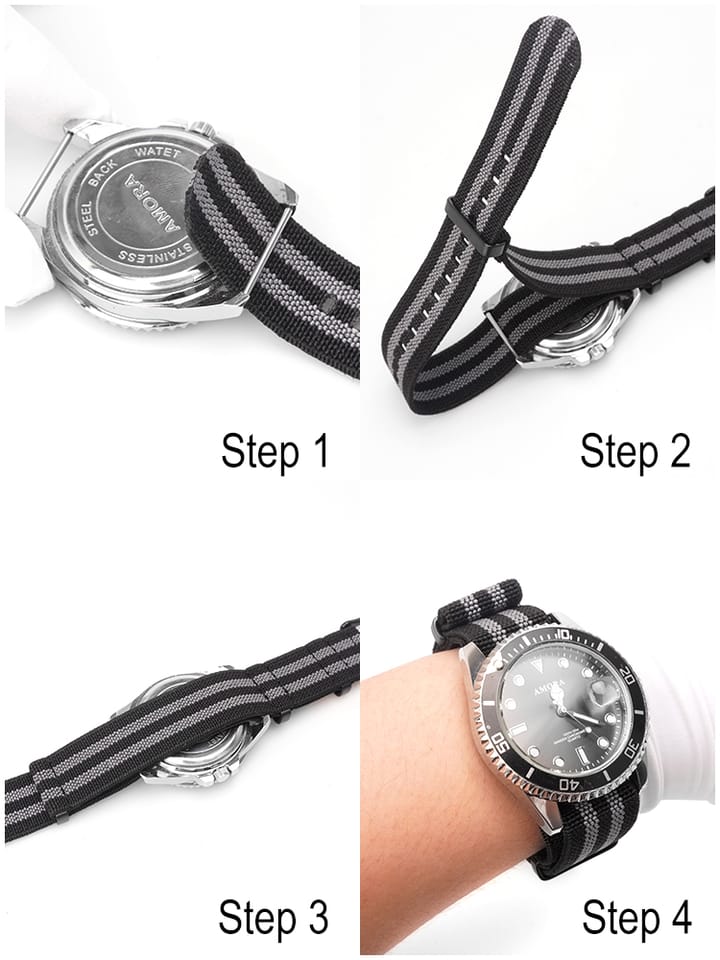 The Parachute Elastic NATO Strap