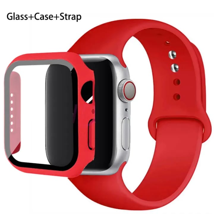 The Silicone Sport Case Set, Red