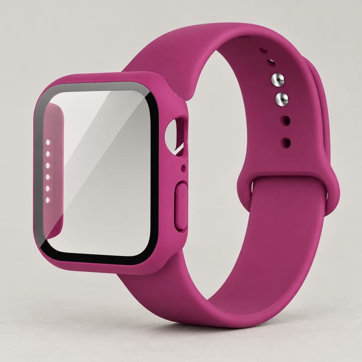 The Silicone Sport Case Set, Pomegranate