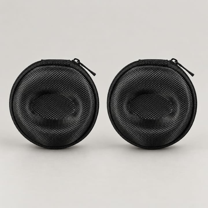 The Voyager Round Watch Case, Black, 2 pack