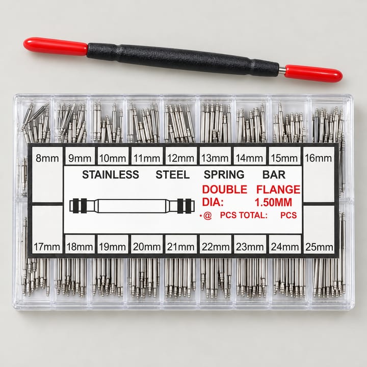 The Spring Bar Kit, 1.5 mm diameter, 360 pieces