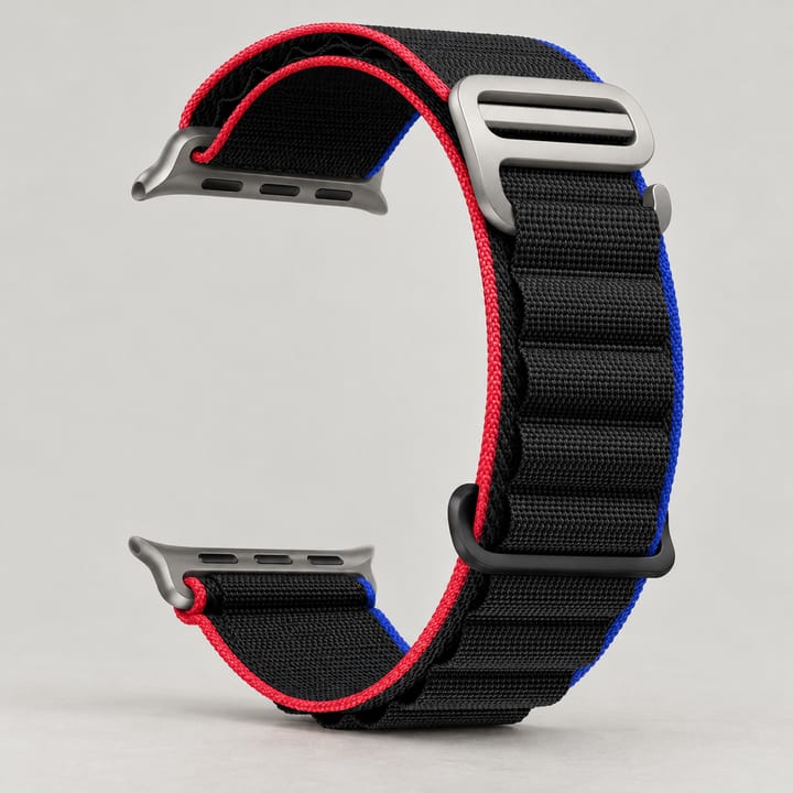 The Alpine Nylon Loop, Red black blue