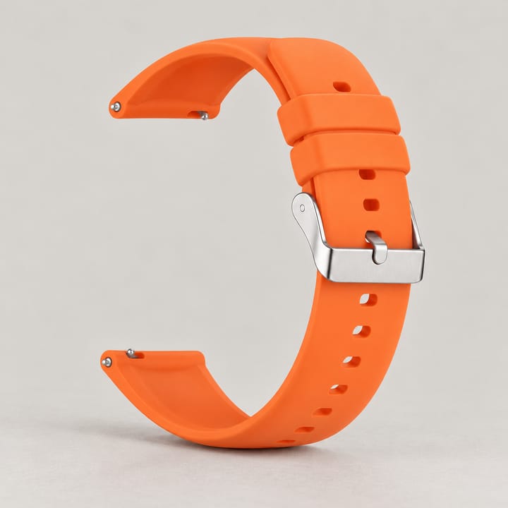 The Drift Silicone Rubber Watch Strap, Orange