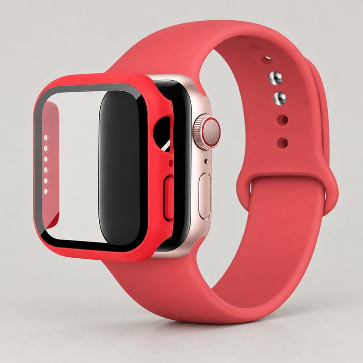 The Silicone Sport Case Set, Coral red