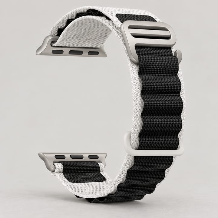 The Alpine Nylon Loop, White black