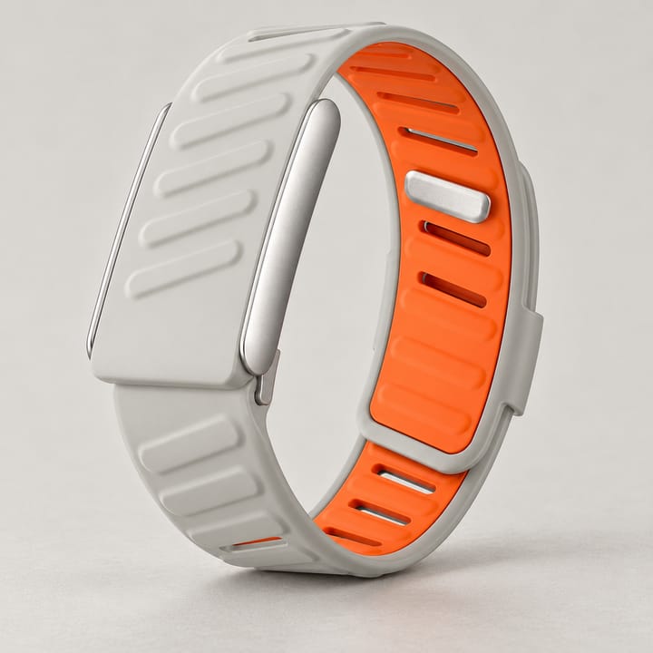 The Current Silicone Band for Whoop 5.0, Gray