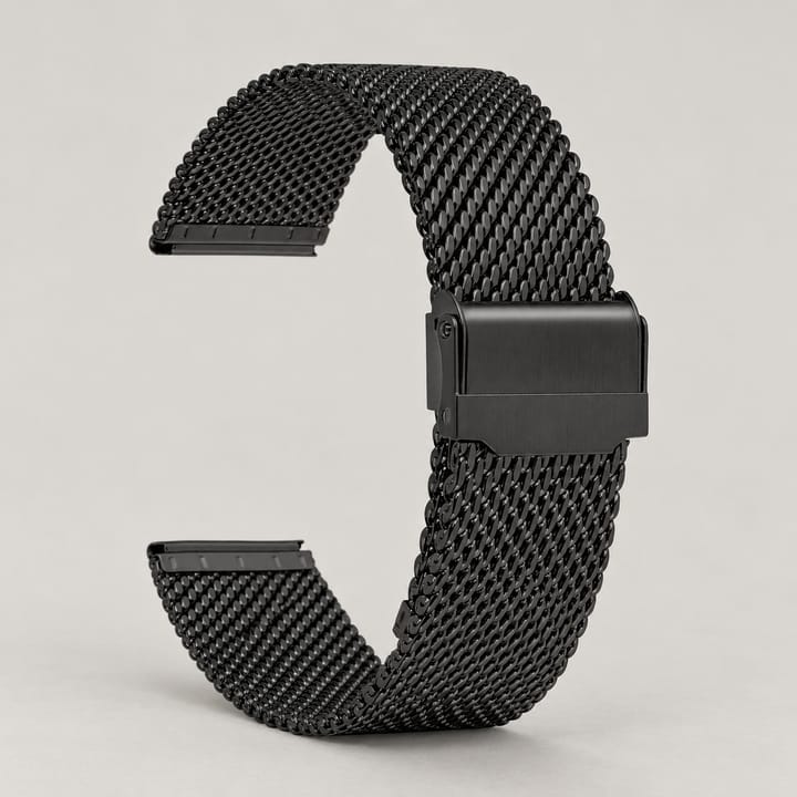 The Fine Mesh in black, heavy weave with larger rows of wire