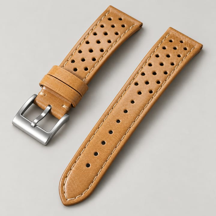 The Perforated Calfskin, Beige