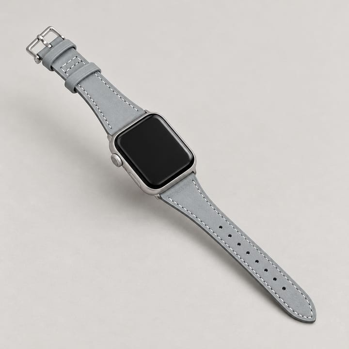 The Ribbon in Gray, held in the hand