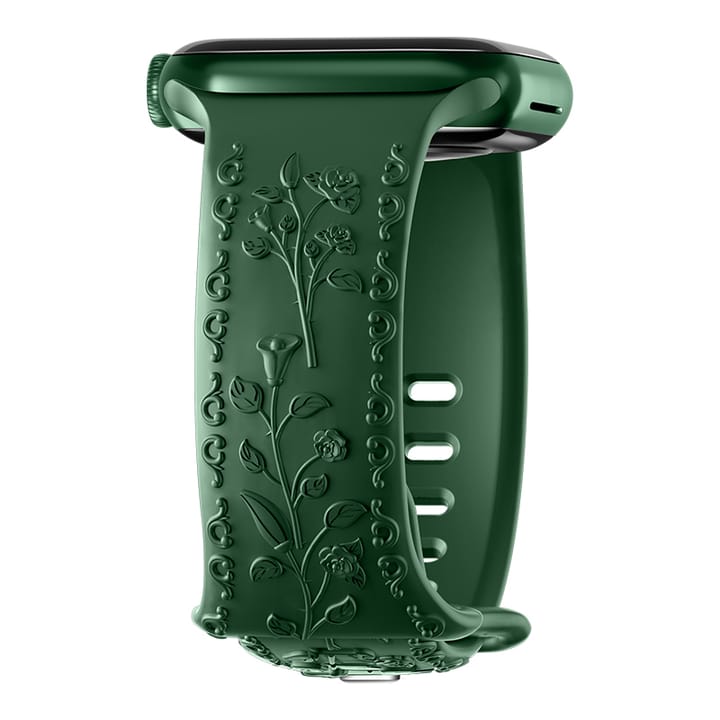 The Engraved Silicone Band, Clover