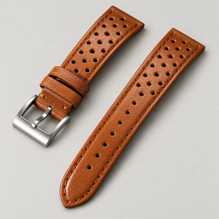 The Perforated Calfskin, Red brown