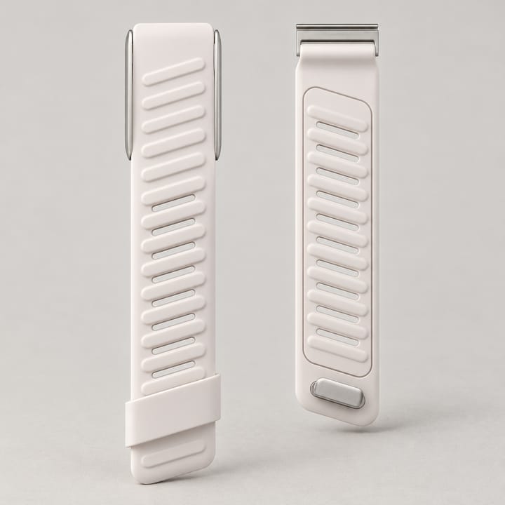 The Guard ribbed silicone band in Starlight
