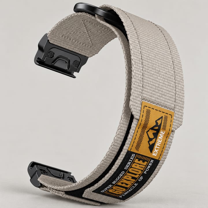 The Ranger nylon webbing band in Khaki