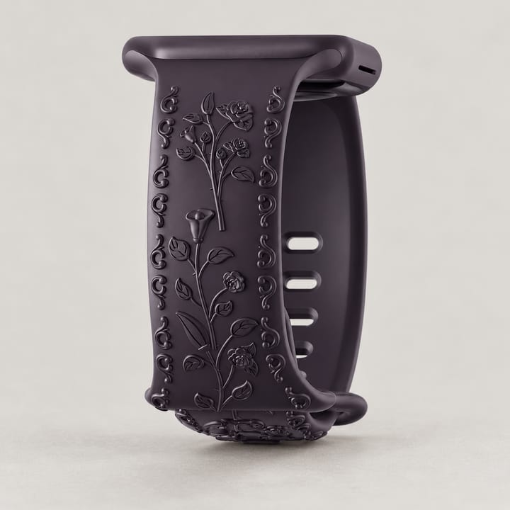 The Engraved Silicone Band, Cherry