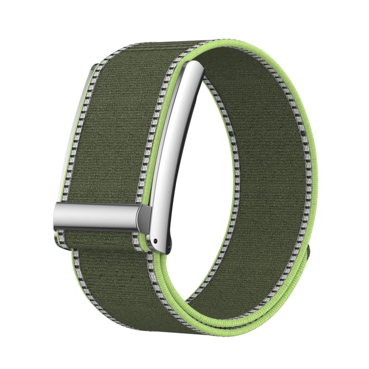The Wrap in green with its silver-tone metal slider