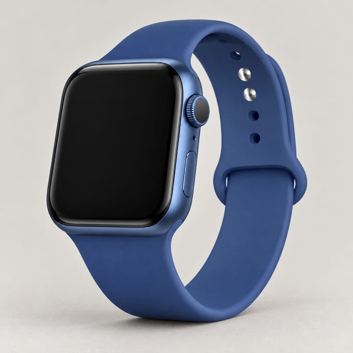The Current Silicone Sport Band, Porcelain blue