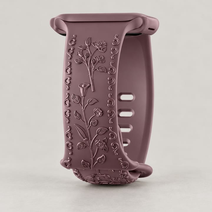 The Engraved Silicone Band, Smoke purple