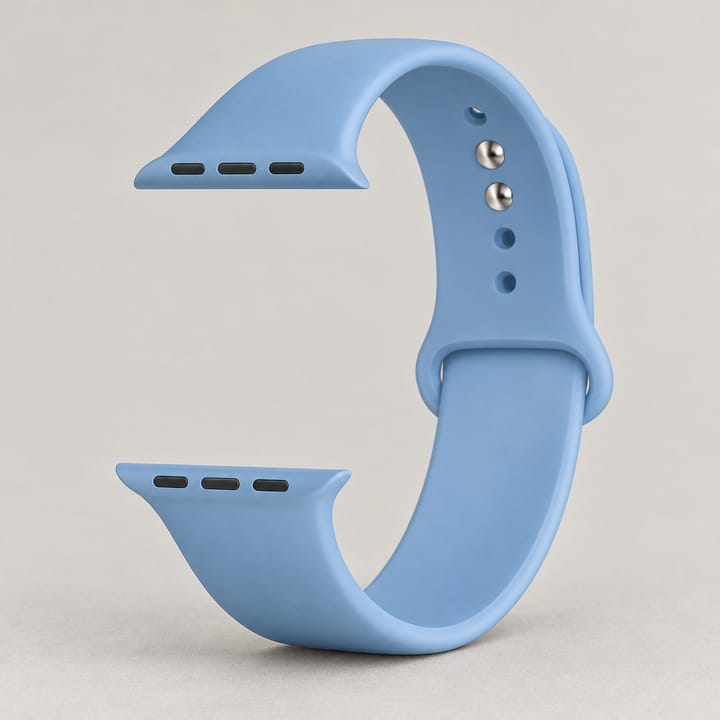 The Current Silicone Sport Band, Clear fog blue