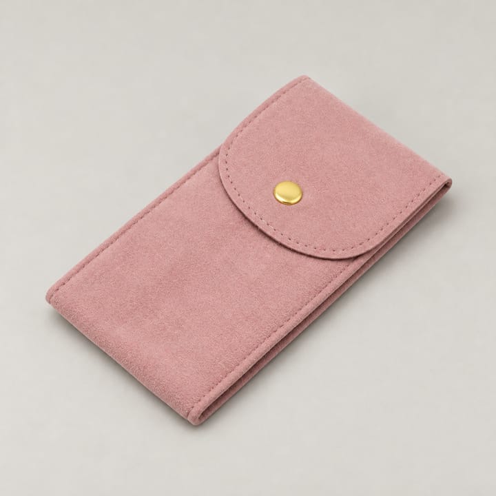 The Velvet Watch Pouch, Pink