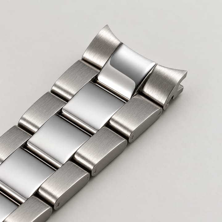 Close-up of the Mariner links and a curved end link
