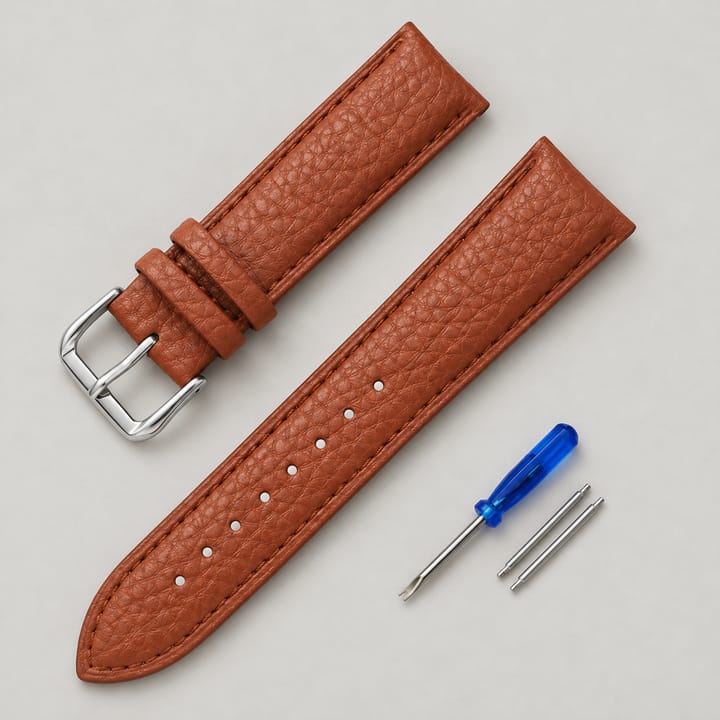 The Litchi Leather Band, Light brown