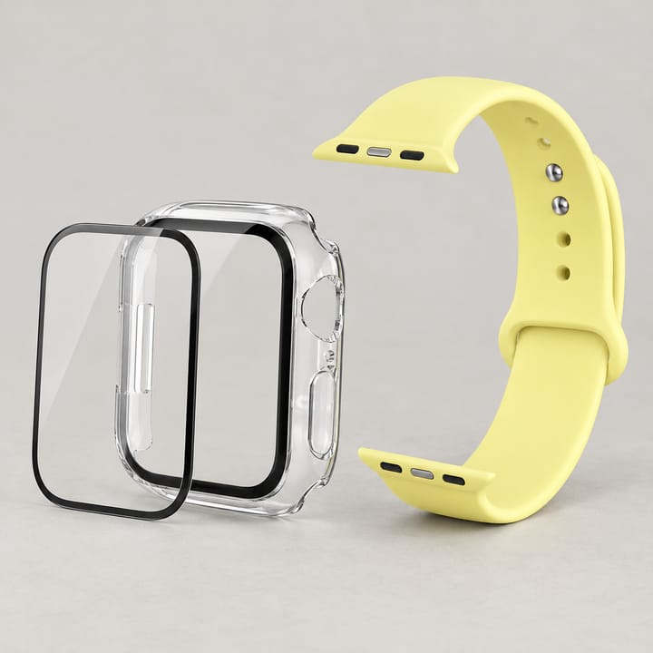 The Silicone Sport Case Set, Light lemon
