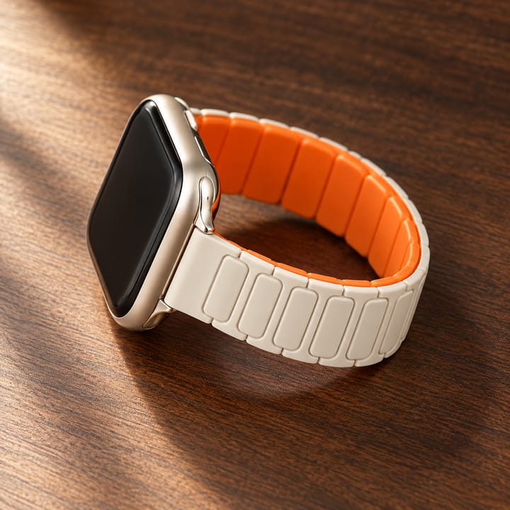 The Magnetic Silicone Apple Watch Band