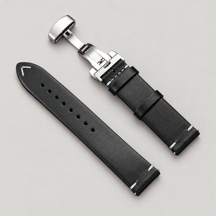 The Drifter Oil Wax Leather Band, Black