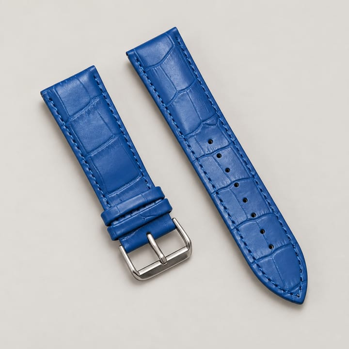 The Leather Strap, Blue