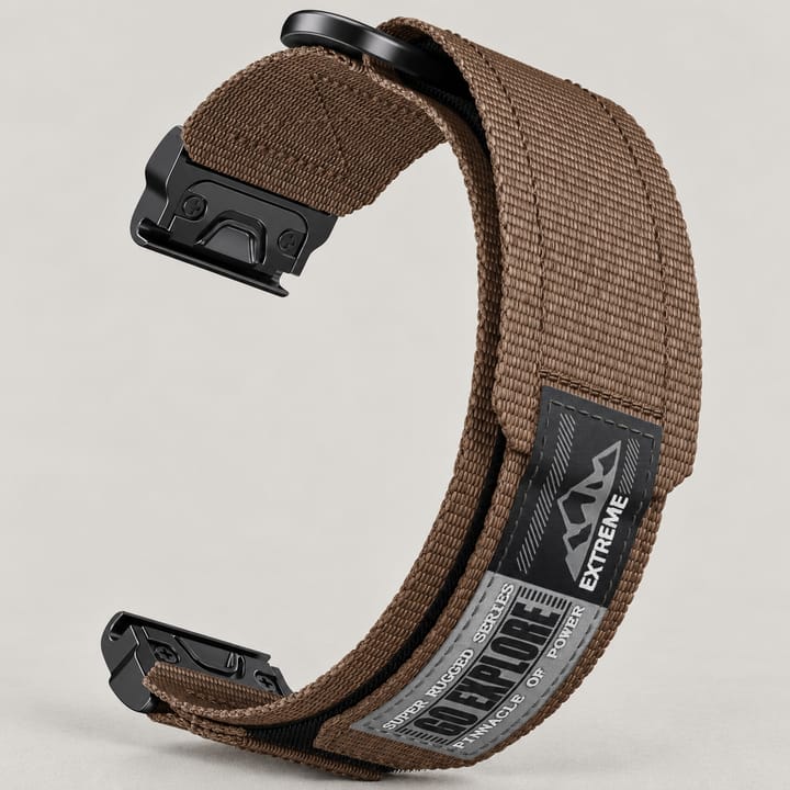The Ranger nylon webbing band in Brown