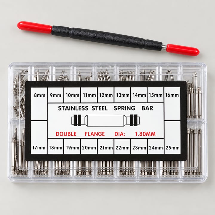 The Bench Spring Bar Assortment, 1.8 mm diameter, 270 pieces