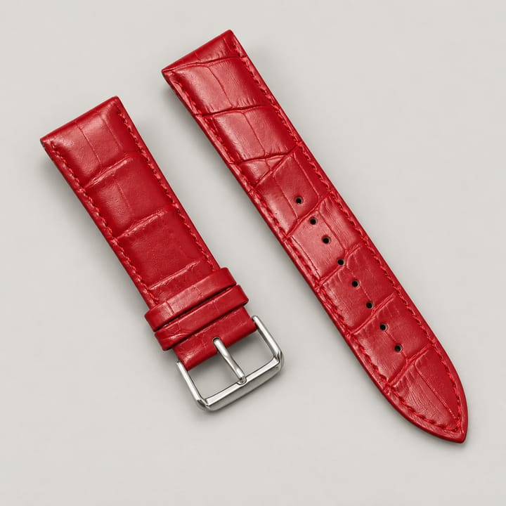 The Leather Strap, Red