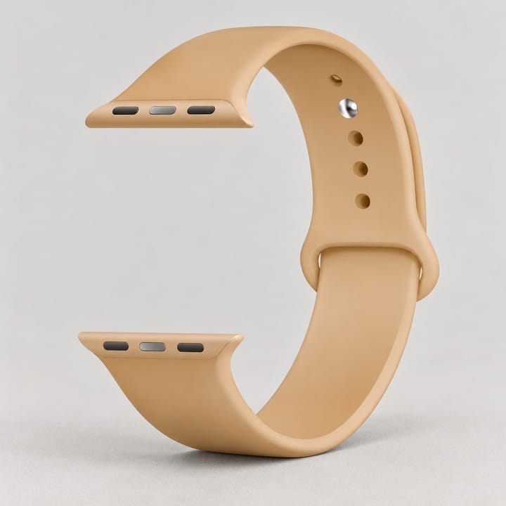 The Current Silicone Sport Band, Walnut