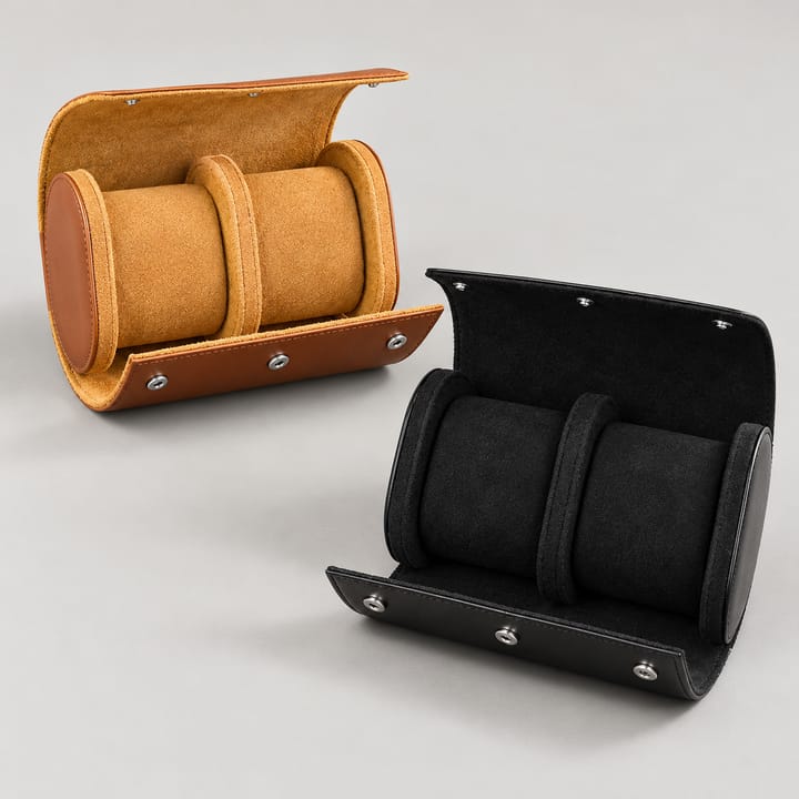 The Voyage Leather Watch Roll