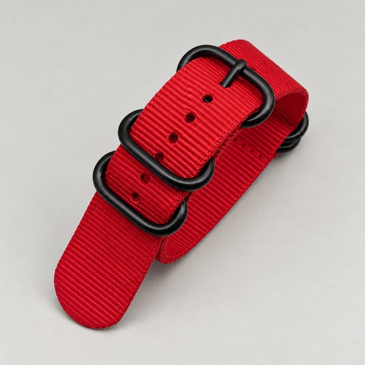 The Woven Nylon NATO Watch Strap, Red