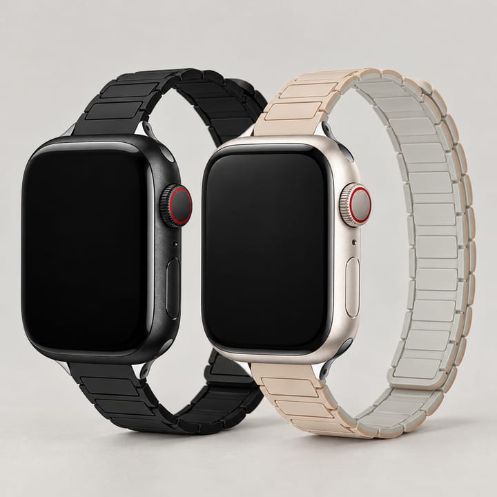 The Magnetic Silicone Apple Watch Band