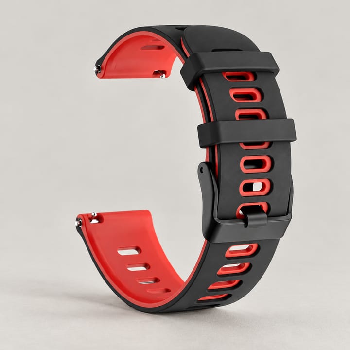 The Tempo in Black/Red, black outside with red underneath