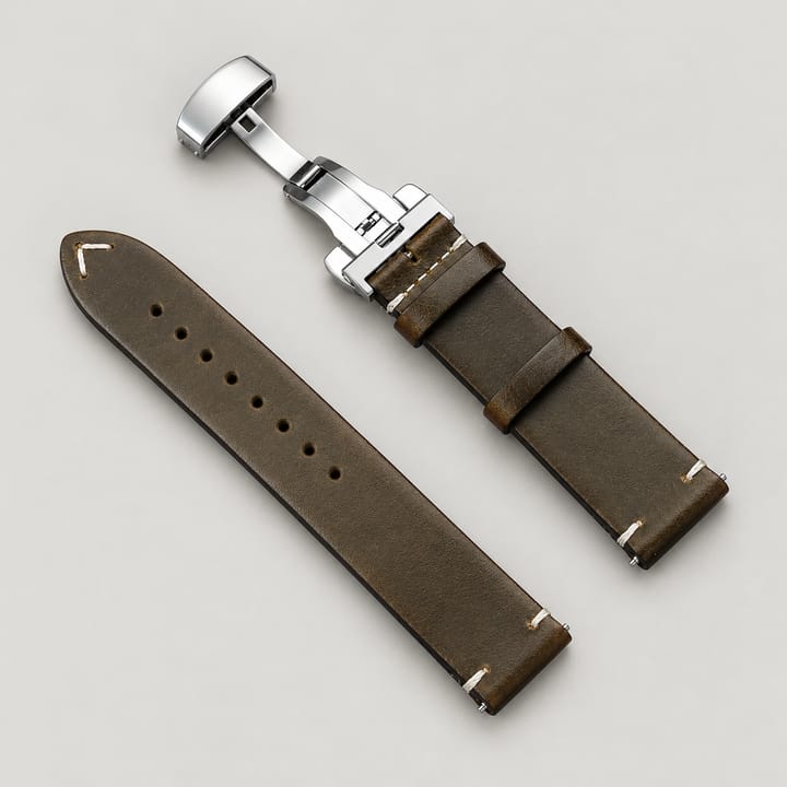 The Drifter Oil Wax Leather Band, Green
